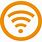 Wi-Fi Logo Orange PNG