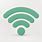 Wi-Fi Logo Teal Green