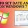 Windows 7 Date and Time