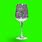 Wine Glass Green Screen