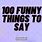Witty Funny Things to Say