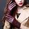 Women's Leather Gloves Winter
