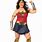 Wonder Woman Costume for Women Plus