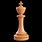 Wood King Chess Piece