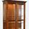 Wood and Glass Display Cabinet