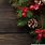 Wooden Christmas Background