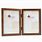 Wooden Double Photo Frame