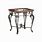 Wrought Iron End Tables with Glass Tops