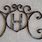 Wrought Iron Wall Decor Letter C