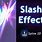 X-shaped Slash Effect
