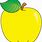 Yellow Apple Cartoon