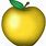 Yellow Apple Emoji