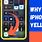 Yellow Battery iPhone