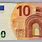 Zehn Euro Schein
