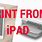 iPad Print to Network Printer