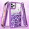 iPhone 11 Purple with Clear Case