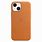 iPhone 13 Mini Golden Brown Leather Case