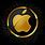 iPhone Logo Gold HD