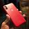 iPhone X Red Phone Case