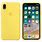 iPhone XR Yellow with a Case