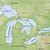 Great Lakes of Michigan Map