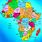 African Africa Countries Map