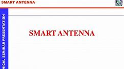 PPT - SMART ANTENNA PowerPoint Presentation, free download - ID:9217818