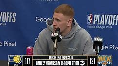 LIVE: Pacers/Knicks Game 1 Postgame Presser