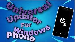 [NEW][TUTORIAL] Universal Updater for all Windows Phone devices