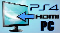How to connect Playstation 4 with HDMI and PC with DVI to PC monitor