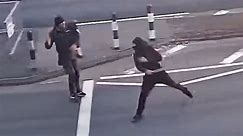 Man chased by gang with zombie knives moment before being killed