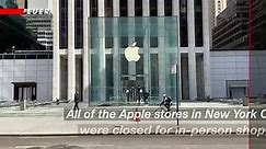 New York City Apple Stores Close for In-person Shopping as COVID-19 Cases Rise in the City