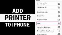 How To Add A Printer To iPhone (FULL GUIDE)