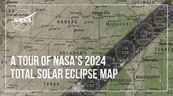 A Tour of NASA’s 2024 Solar Eclipse Map