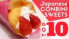 TOP 10 Must-Try SWEETS in a JAPANESE Convenience Store