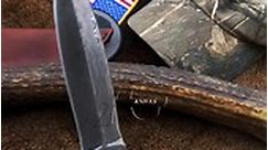 AG Knives - Fixed blade damascus double sharp blade...
