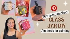 Aesthetic jar painting idea || DIY || Prerna singh 🌸