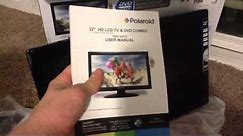 Unboxing: 22" Polaroid Hd Tv With DVD Player