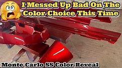 Spraying A Custom Candy Apple Fire Red With Metal Flake - MONTE CARLO SS - How To Spray Kandy Paint