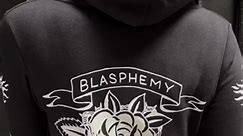 Dark and delightful ‘Blasphemy Is Beautiful’ - Women’s Zip Up now available. 🖤 www.blackcraftcult.com #blackcraftcult | Blackcraft