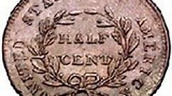 The U.S. Half Penny Was Made From 1793 To 1857 - See How Much Half Cent Coins Are Worth