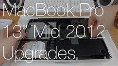 MacBook Pro 13" (Mid 2012) SSD & RAM Upgrades | IMNC