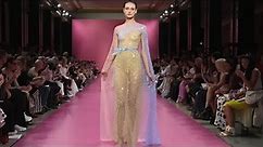 See through fashion week show runway super models haute couture