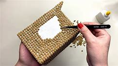 DIY Amazing box made of cardboard and lentils r