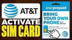 How To Activate AT&T Prepaid Sim Card Online (EASY 2024)