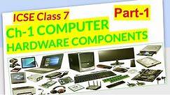 CLASS 7 CH-1 COMPUTER HARDWARE COMPONENTS Part-1