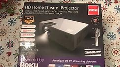 RCA HD Home Theater Projector Image Review // setup