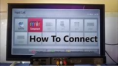 Connect LG TV Component Input, How To