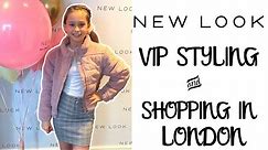 New Look 915 VIP Styling & Shopping in London Vlog | Tween & Teen Fashion Try On