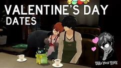 Persona 5 - All Valentine's Day Dates (ENGLISH)